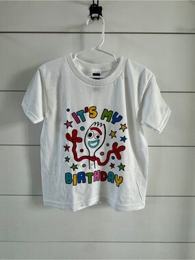 Toy Story Forky "It's My Birthday" Graphic Tee - XS/5T